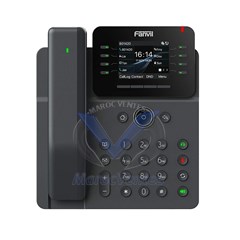 Téléphone IP 12 Comptes Combiné Bluetooth sans Fil Ecran Couleur 2.8" Conférence 6 Participants (Sans Alimentations)